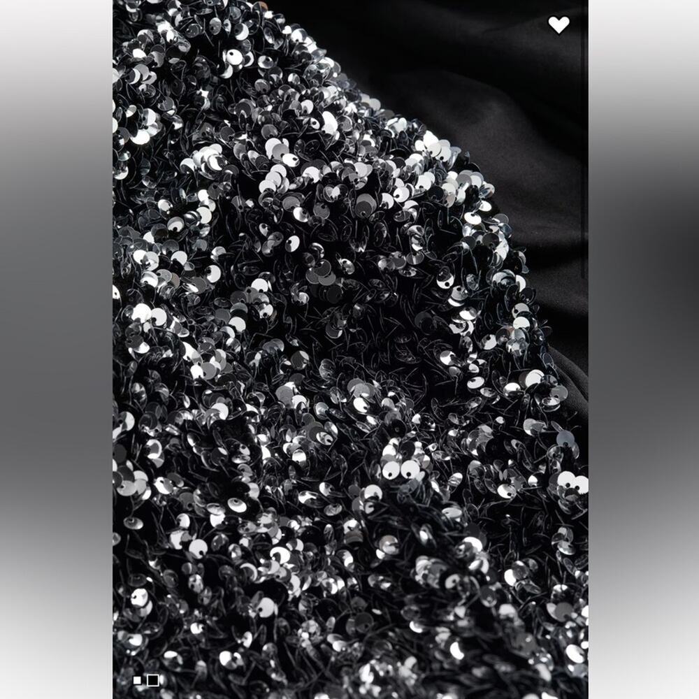H&M SEQUINED SLIT-HEM DRESS Dress - Picture 6 of 15